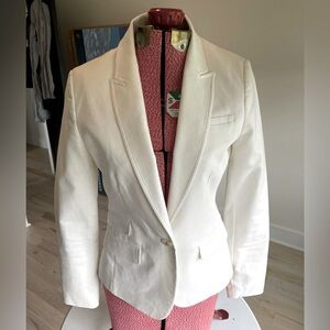 White Banana Republic blazer